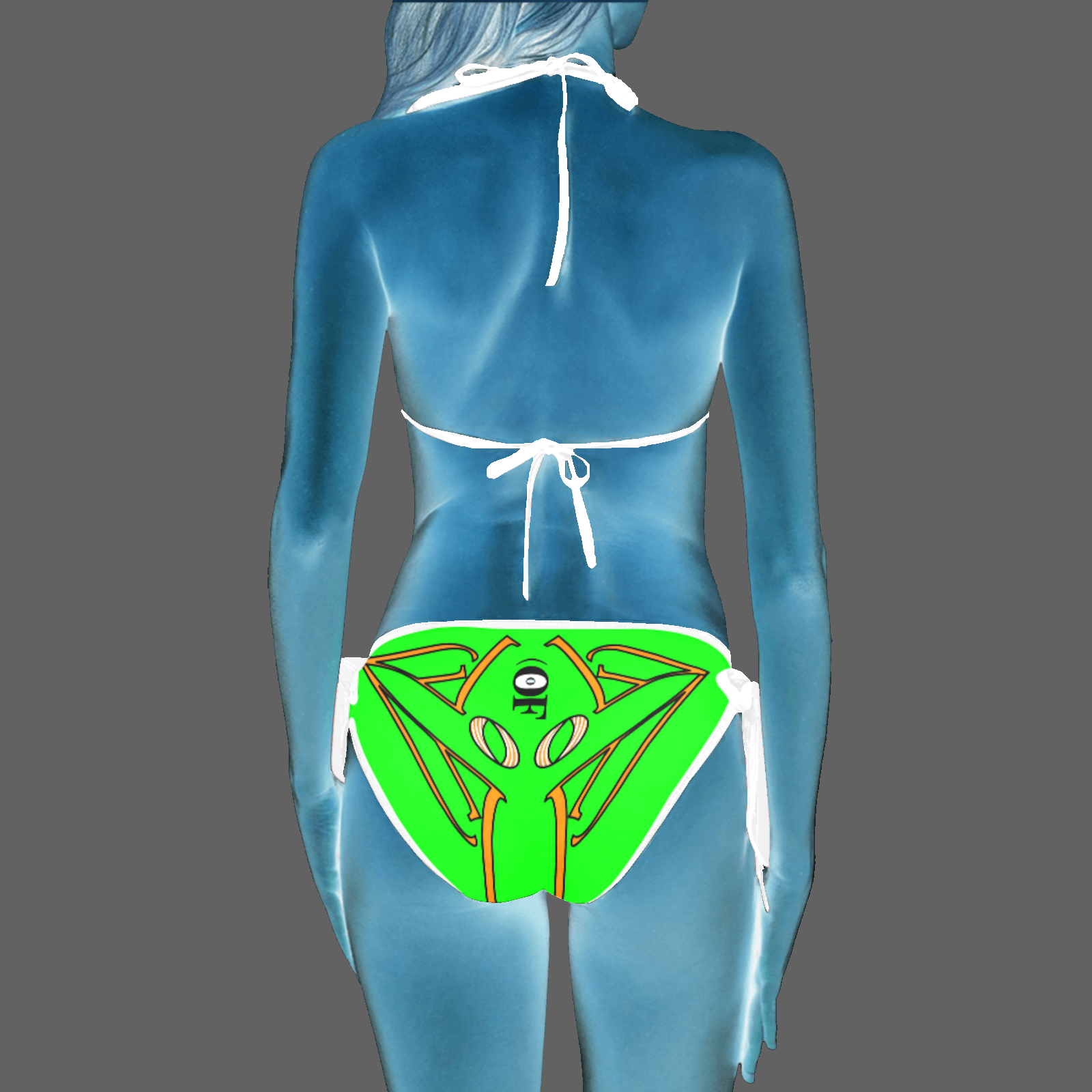 Bikini swimsuit green 000255000 - Image 2