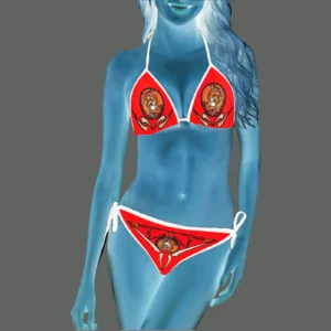 Bikini swimsuit red 255000000