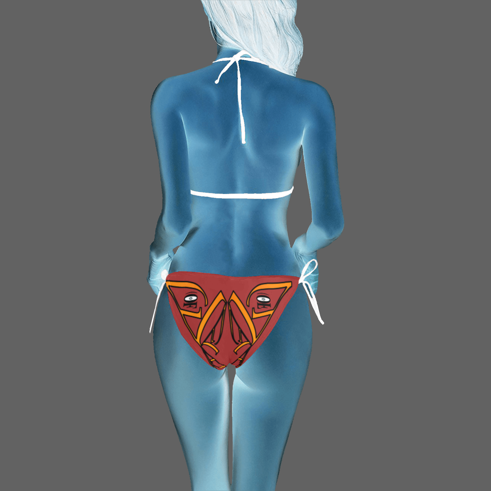 Halter bikini swimsuit brown 165042042 - Image 2