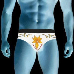 Men's mid rise briefs white 255255255