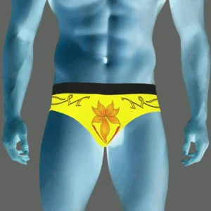 Men's mid rise briefs yellow 255255000