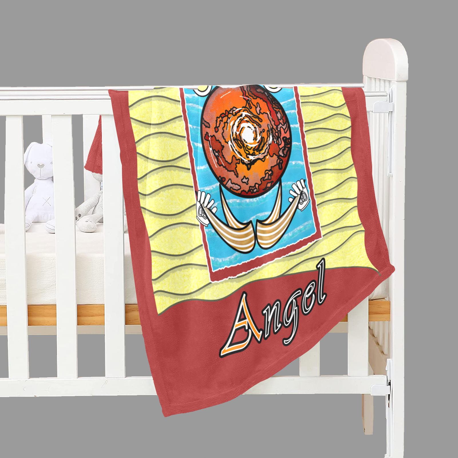 Baby Blanket 30x40 brown 165042042 Beach Angel - Image 3