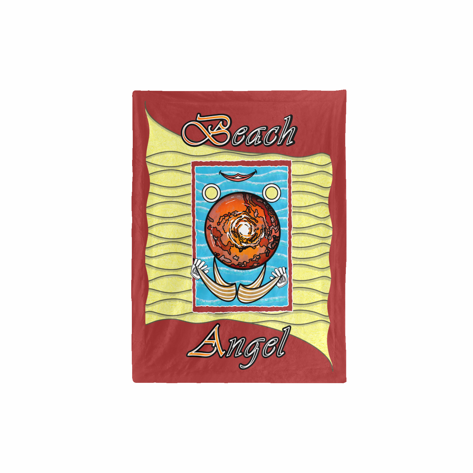 Baby Blanket 30x40 brown 165042042 Beach Angel - Image 2