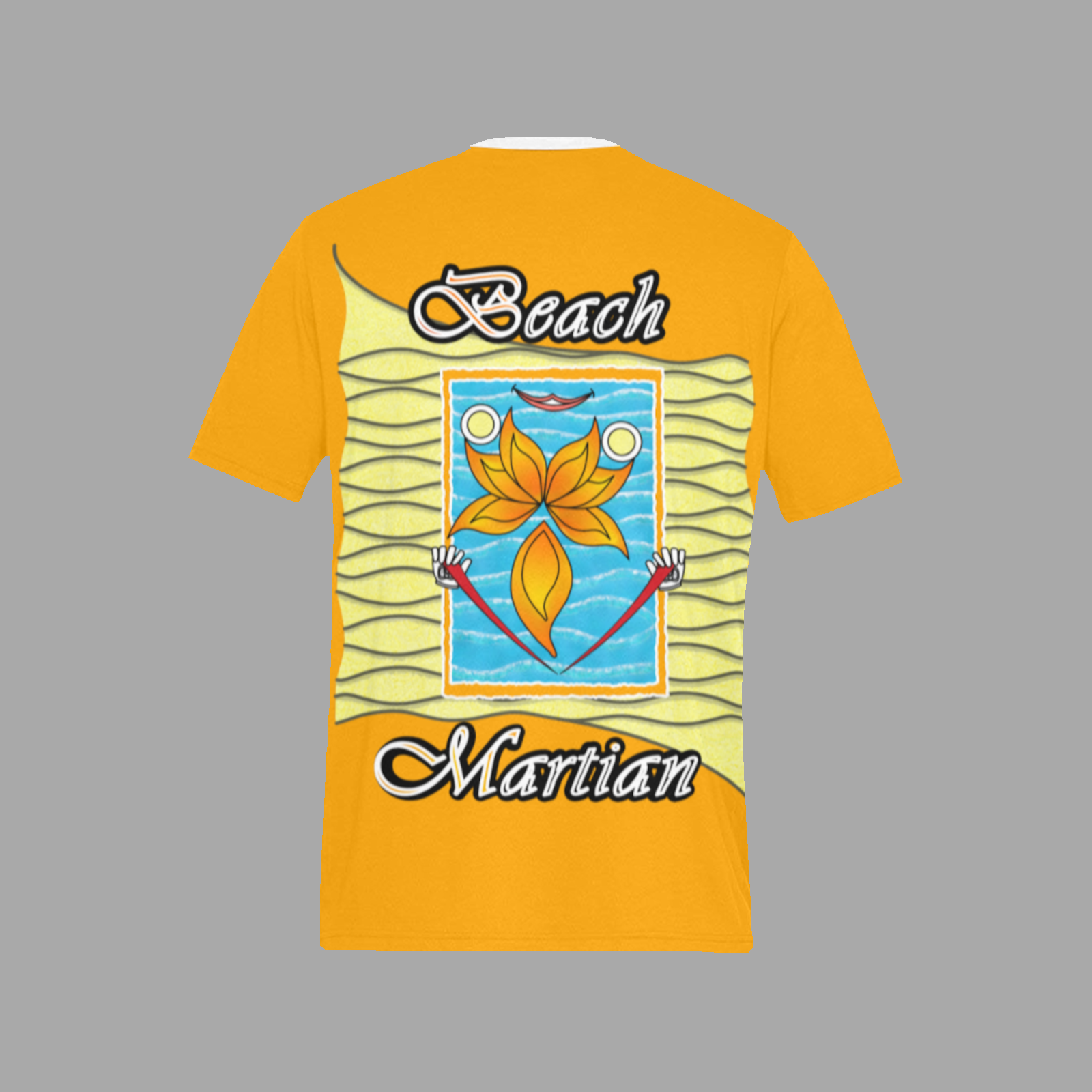 Men's T-shirt orange 255165000 Beach Martian - Image 4
