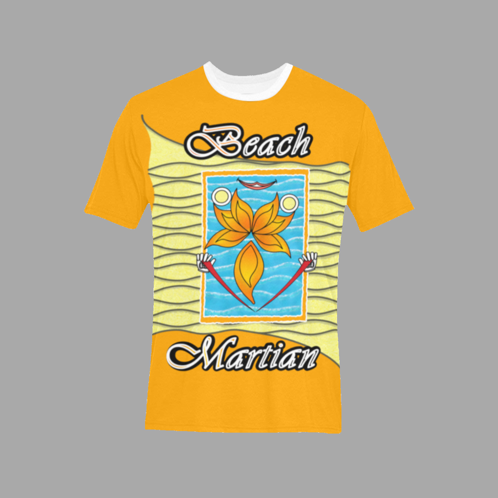 Men's T-shirt orange 255165000 Beach Martian - Image 3