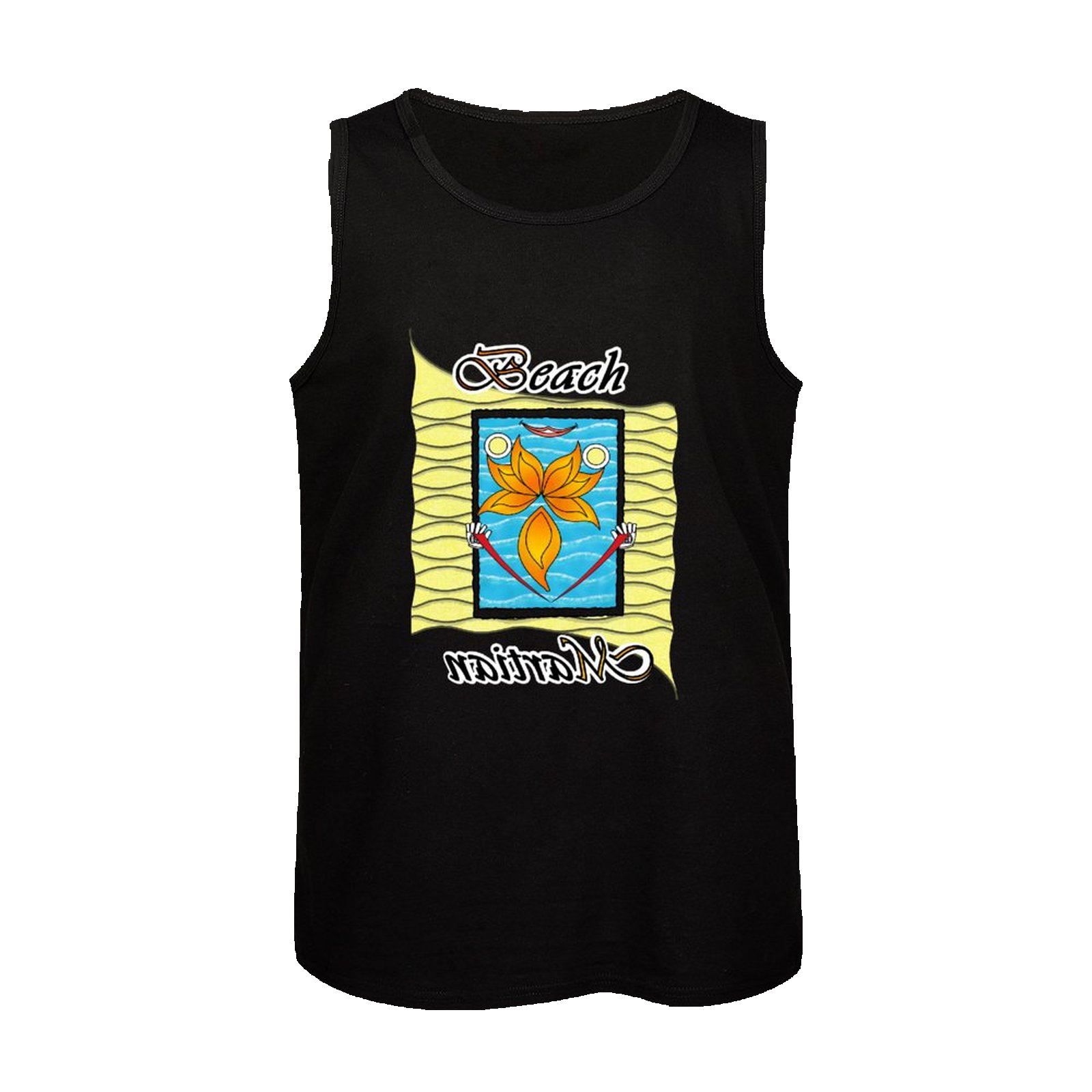 Men's Tank Top black 000000000 Beach Martian - Image 3