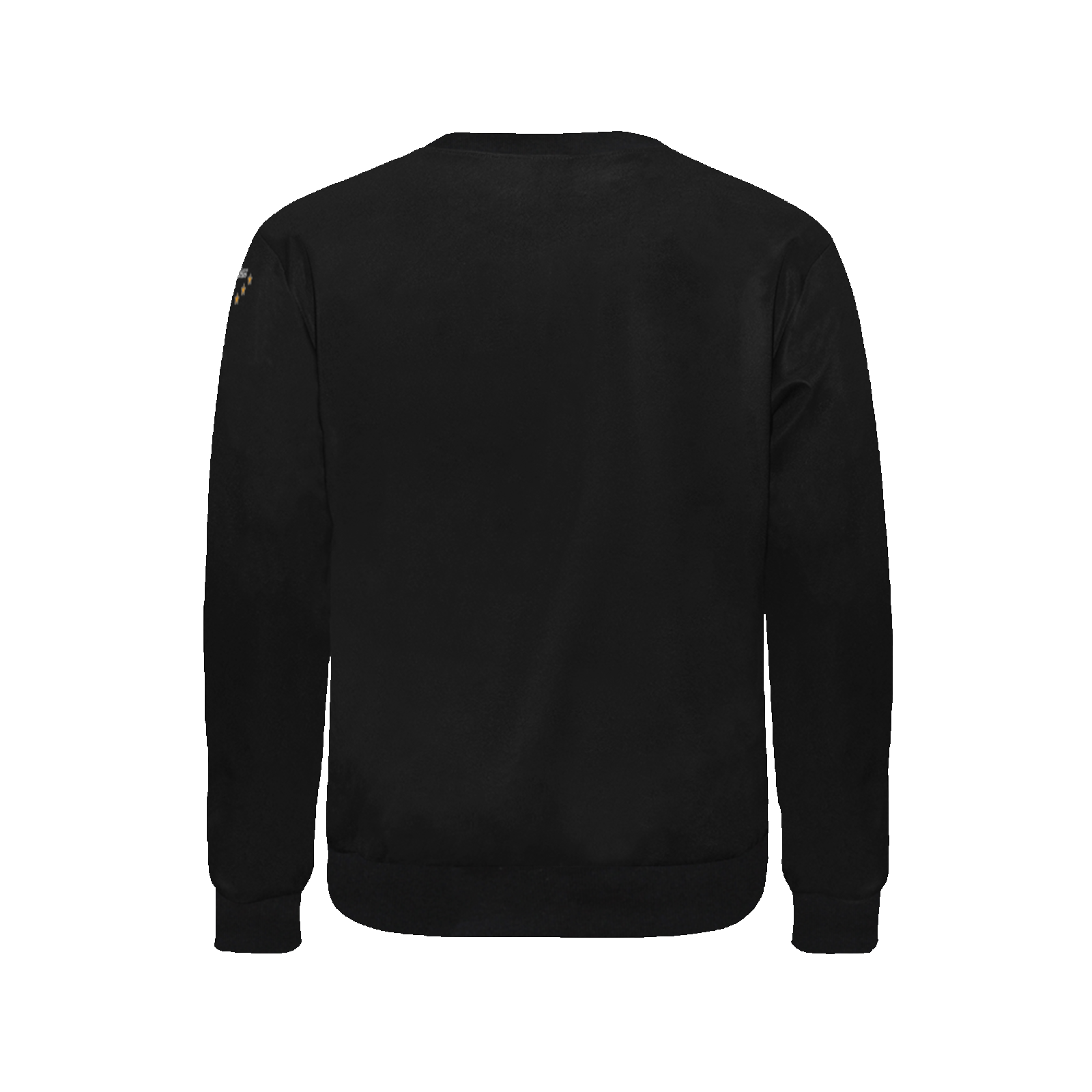 Men's crewneck sweatshirt black 000000000 like Embroidered Martian - Image 4