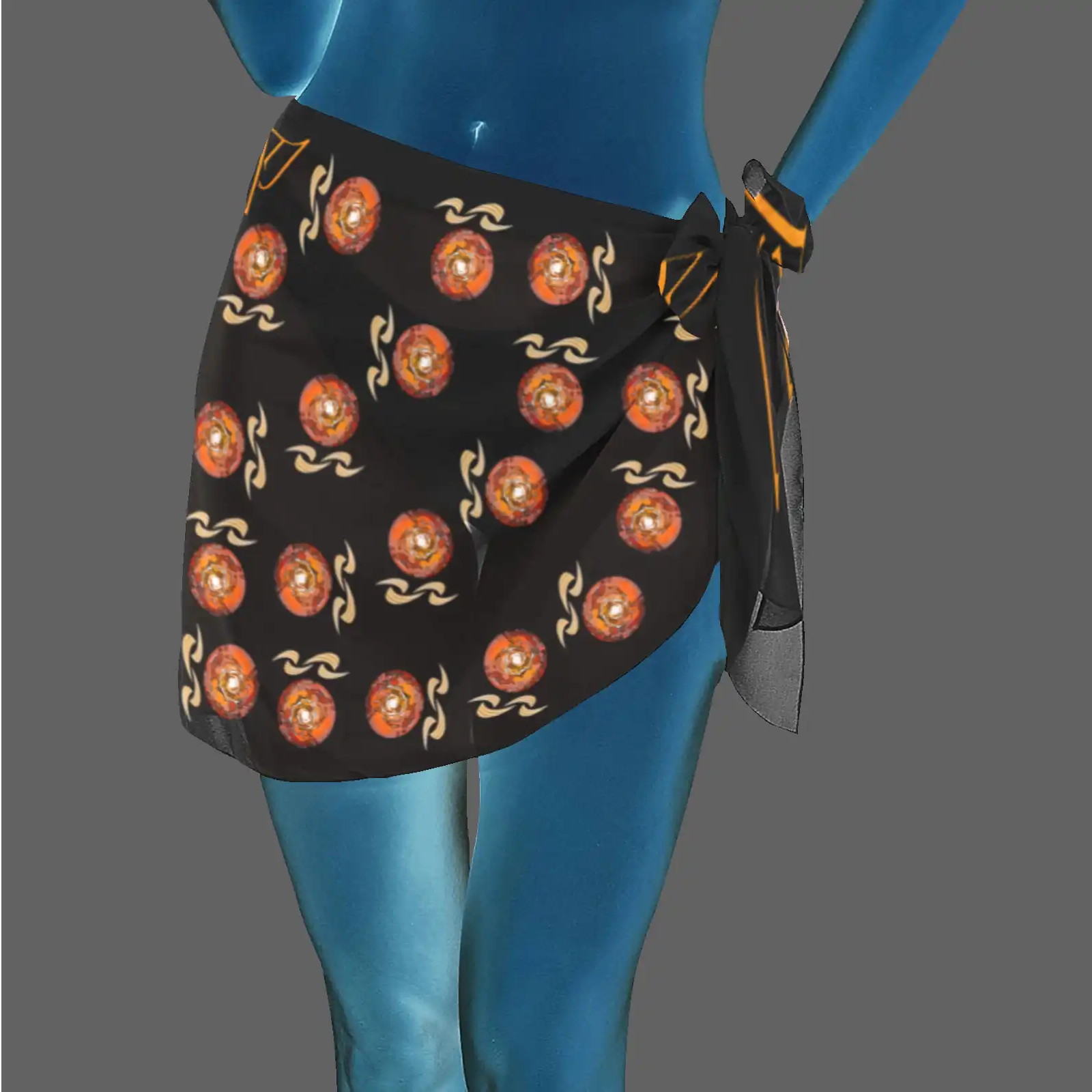 Women's Beach Sarong Wrap black 000000000