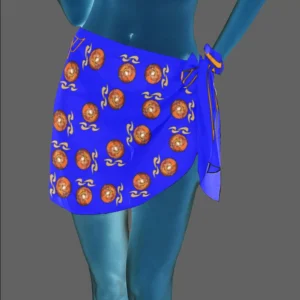 Women's Beach Sarong Wrap blue 000000255