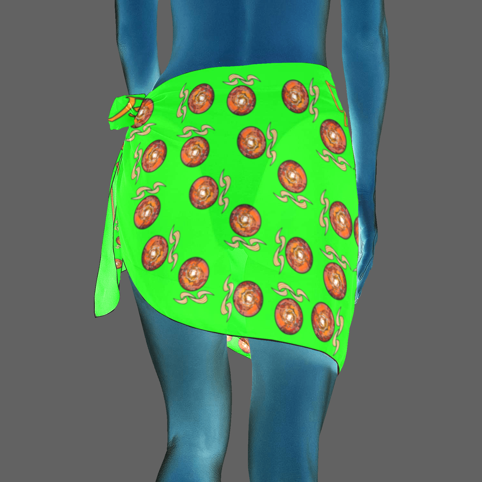 Women's Beach Sarong Wrap green 000255000 - Image 2