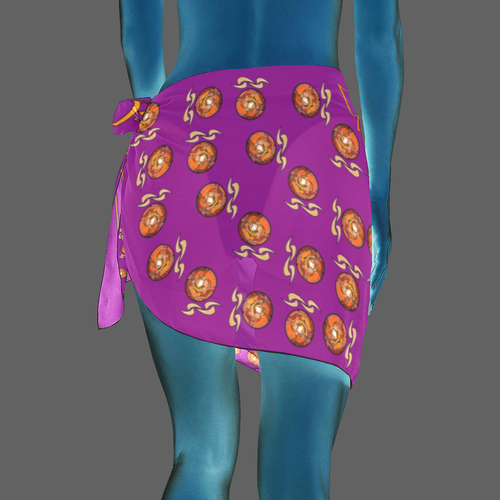 Women's Beach Sarong Wrap purple 128000128 - Image 2