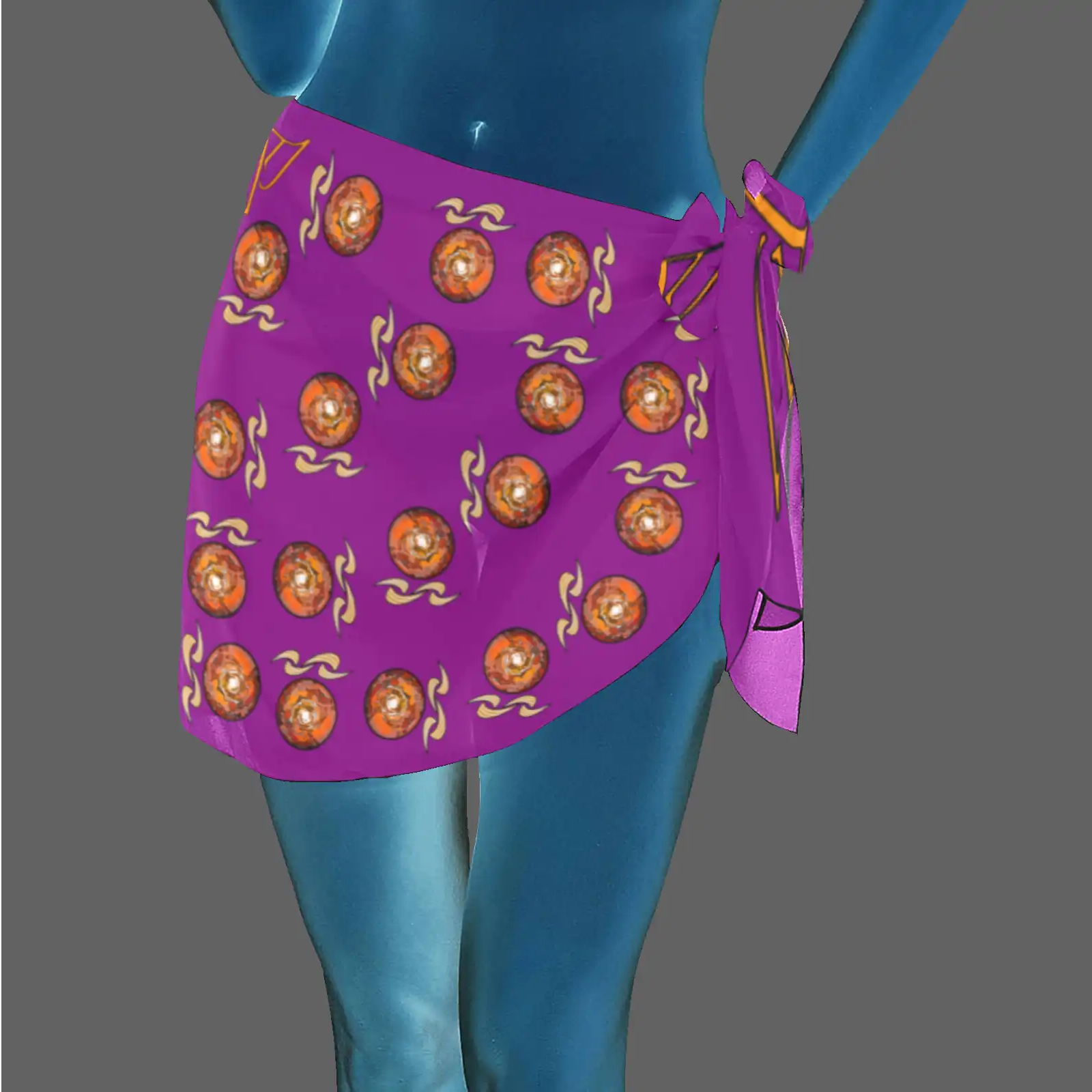 Women's Beach Sarong Wrap purple 128000128