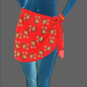 Women's Beach Sarong Wrap red 255000000