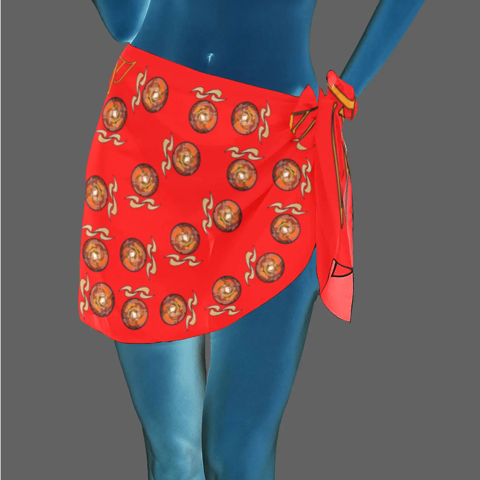 Women's Beach Sarong Wrap red 255000000