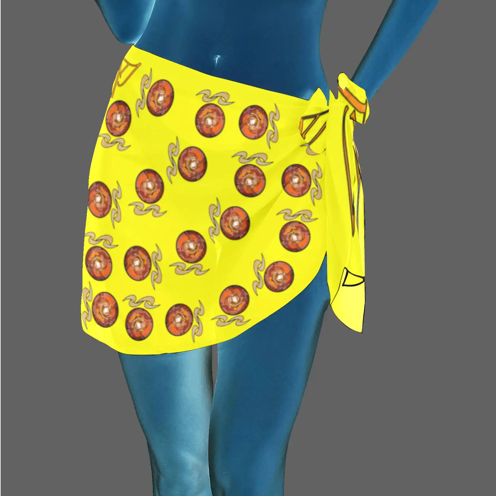 Women's Beach Sarong Wrap yellow 255255000