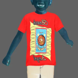 Teens girls' crew neck T-shirt red 255000000 Beach Angel