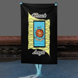 Beach Towel 130x80cm black 000000000 Beach Angel