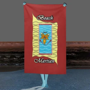Beach Towel 130x80cm brown 165042042 Beach Martian