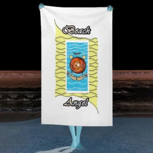 Beach Towel 130x80cm white 255255255 Beach Angel