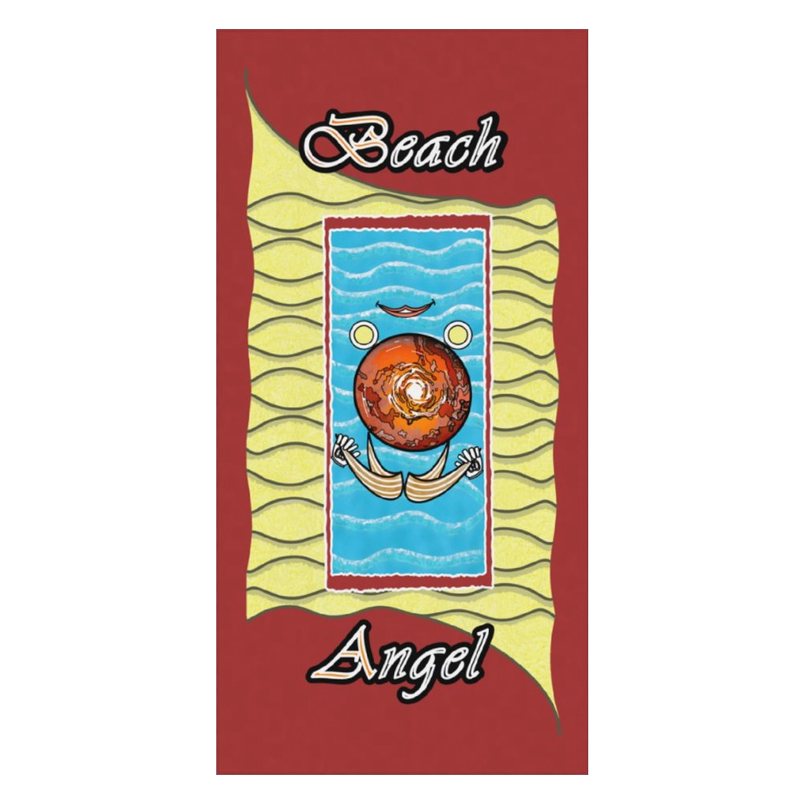 Beach Towel 160x80cm brown 165042042 Beach Angel - Image 3