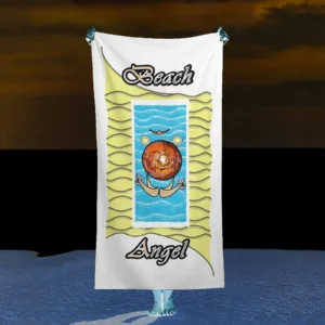 Beach Towel 160x80cm white 255255255 Beach Angel