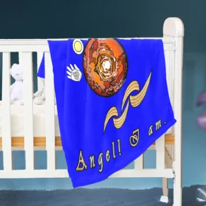 Baby Blanket 30x40 blue 000000255 Hello Angel