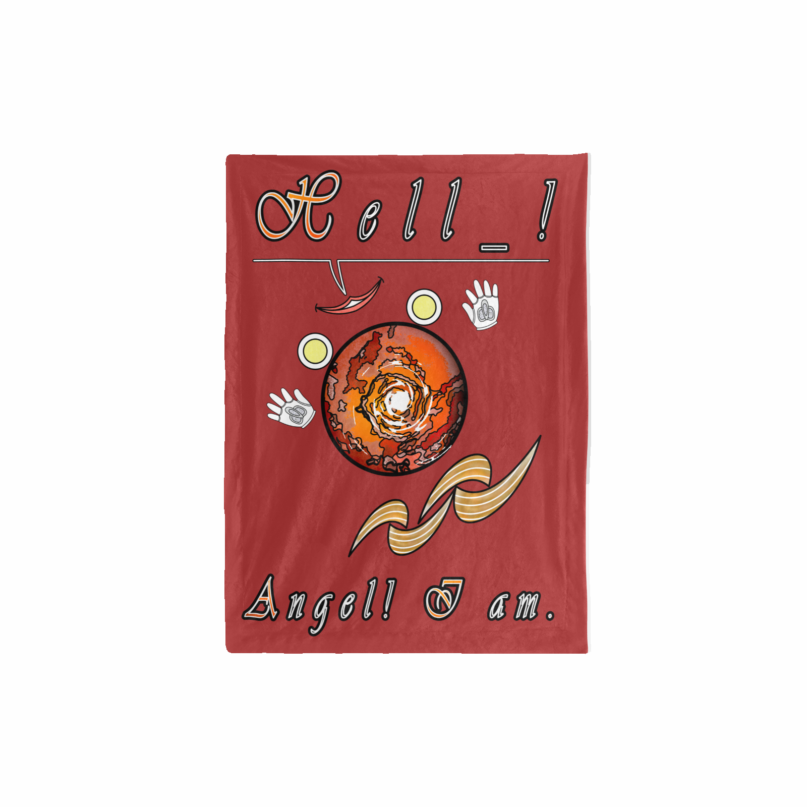 Baby Blanket 30x40 brown 165042042 Hello Angel - Image 2