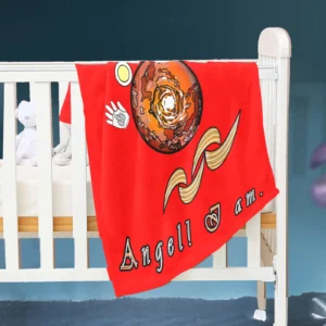 Baby Blanket 30x40 red 255000000 Hello Angel
