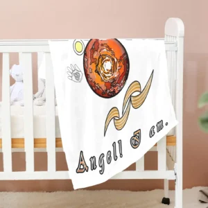 Baby Blanket 30x40 white 255255255 Hello Angel