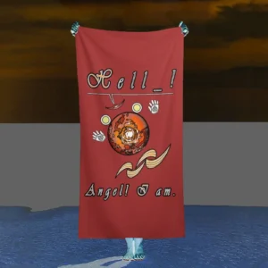 Beach Towel 160x80cm brown 165042042 Hello Angel