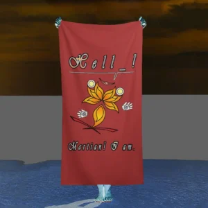Beach Towel 160x80cm brown 165042042 Hello Martian