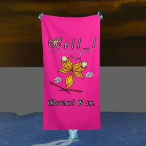 Beach Towel 160x80cm pink 255020147 Hello Martian