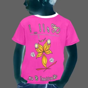 Little boy's crew neck T-shirt pink 255020147 Hello Martian