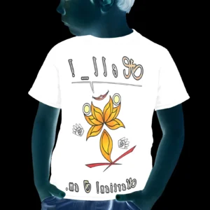 Little boy's crew neck T-shirt white 255255255 Hello Martian